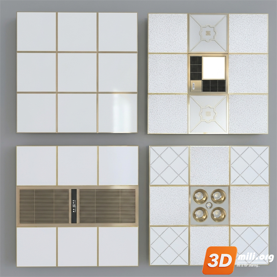 Ceiling Decoration Skp Files